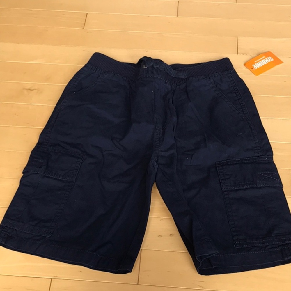 NWT Gymboree boys navy cargo shorts - size: 8